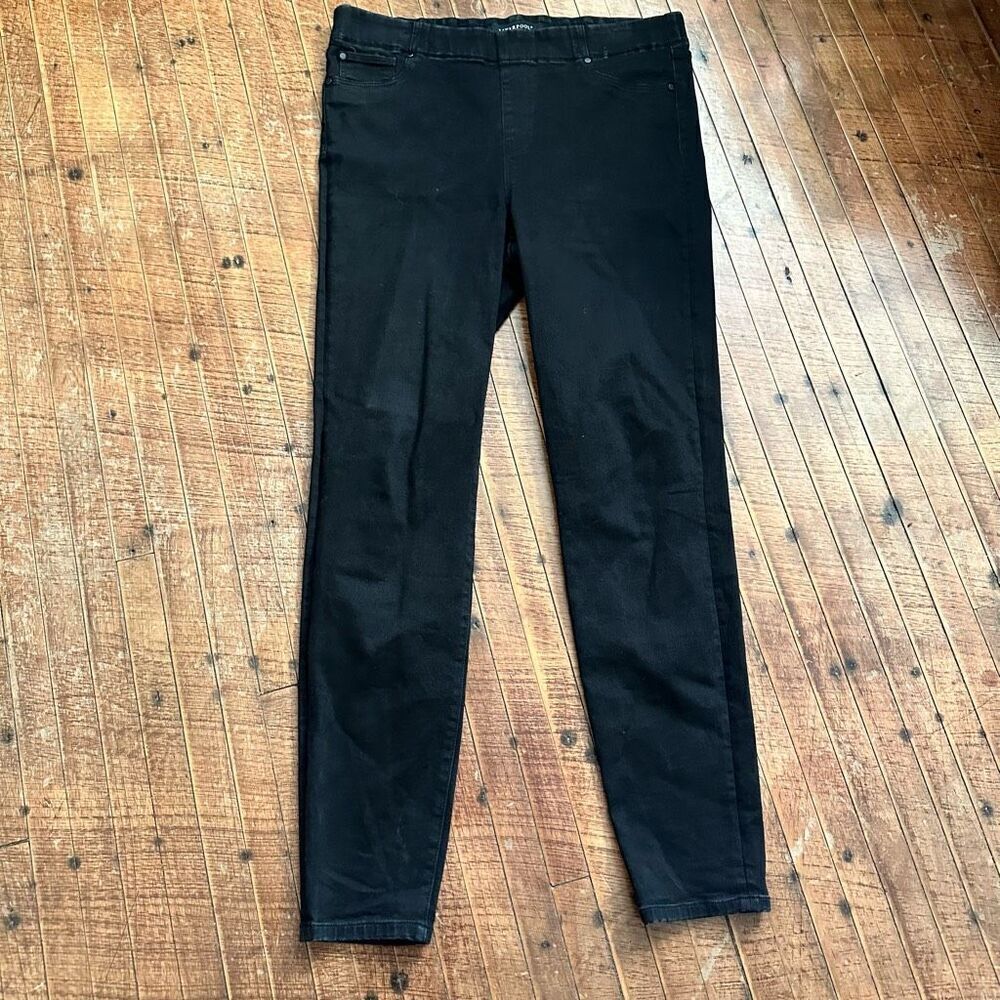 Liverpool black stretchy pull on 10/30 normcore jeggings - Picture 1 of 3